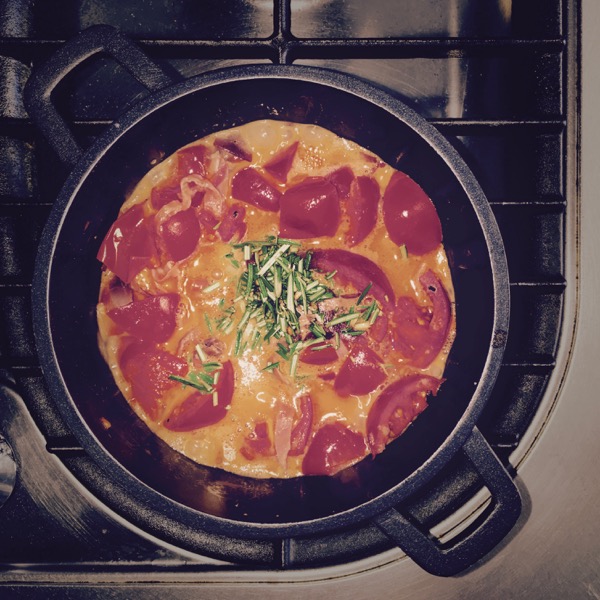 Spaghetti Al Pomodoro E Prosciutto Crudo 3 by Jens Haas