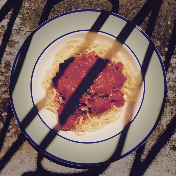 Spaghetti Al Pomodoro E Prosciutto Crudo 4 by Jens Haas